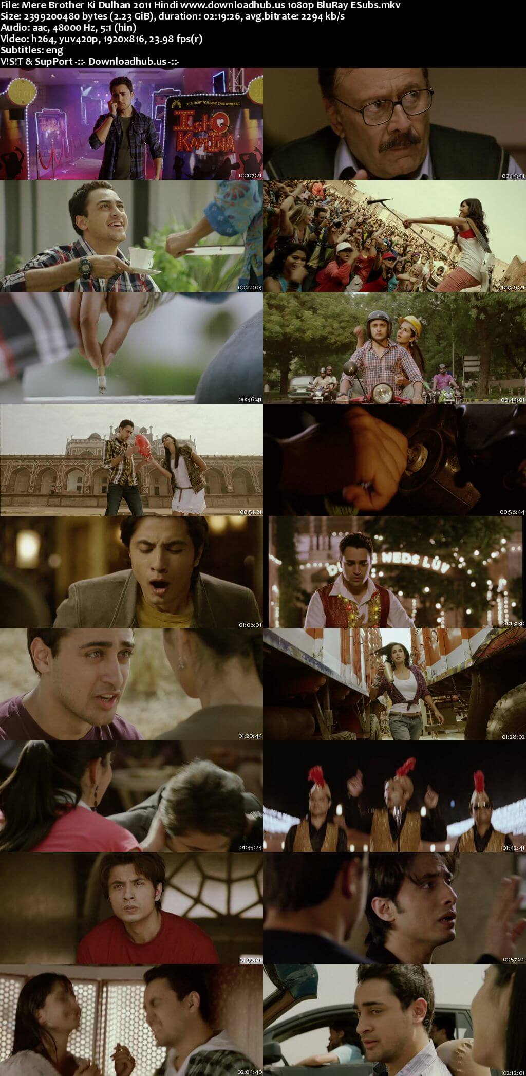 Mere Brother Ki Dulhan 2011 Hindi Movie DD5.1 1080p 720p 480p BluRay ESubs x264 HEVC