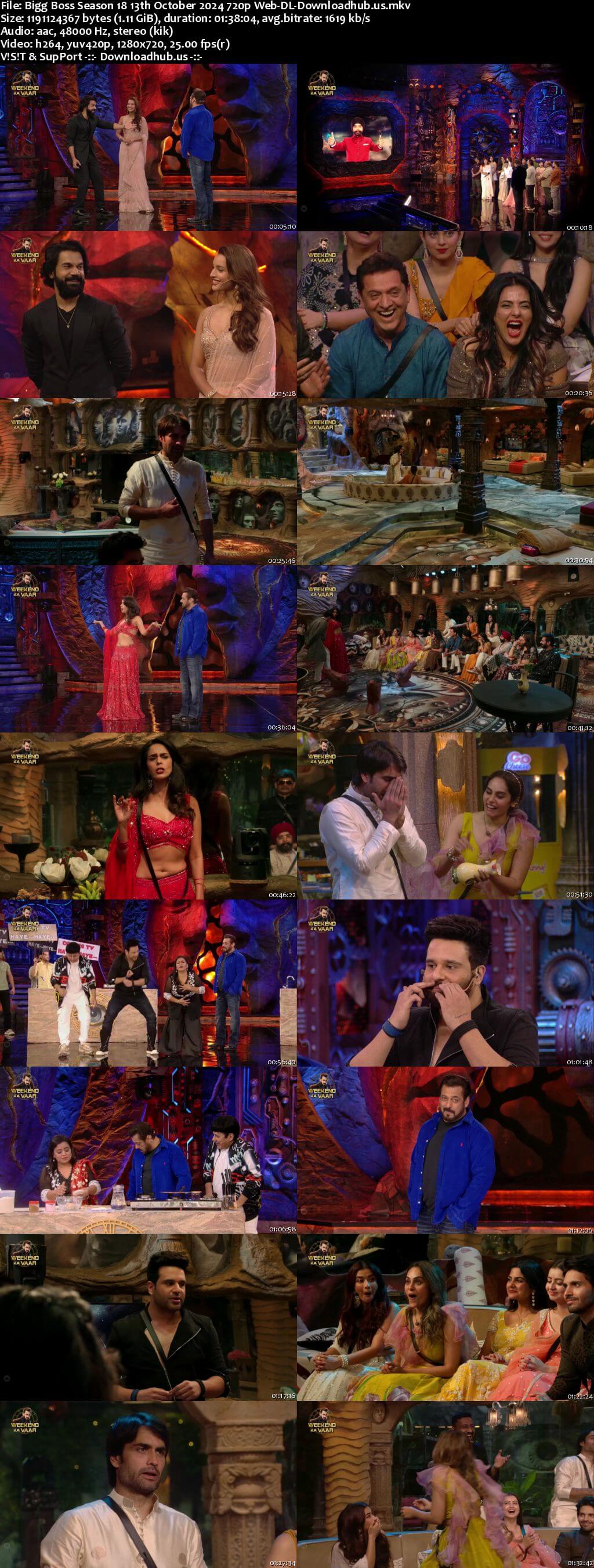 Bigg Boss Season 18 13 October 2024 Episode 8 Web-DL 720p 480p