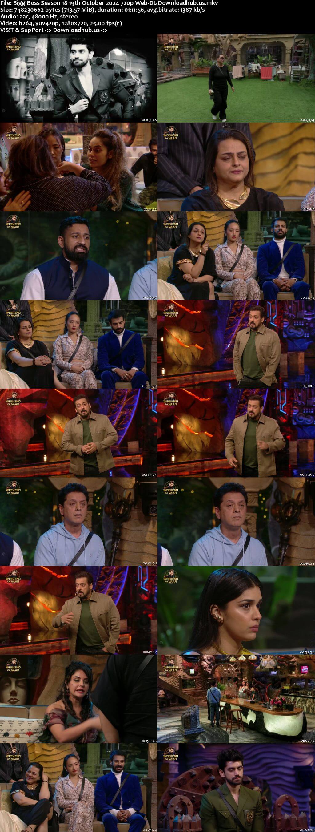 Bigg Boss Season 18 19 October 2024 Episode 14 Web-DL 720p 480p