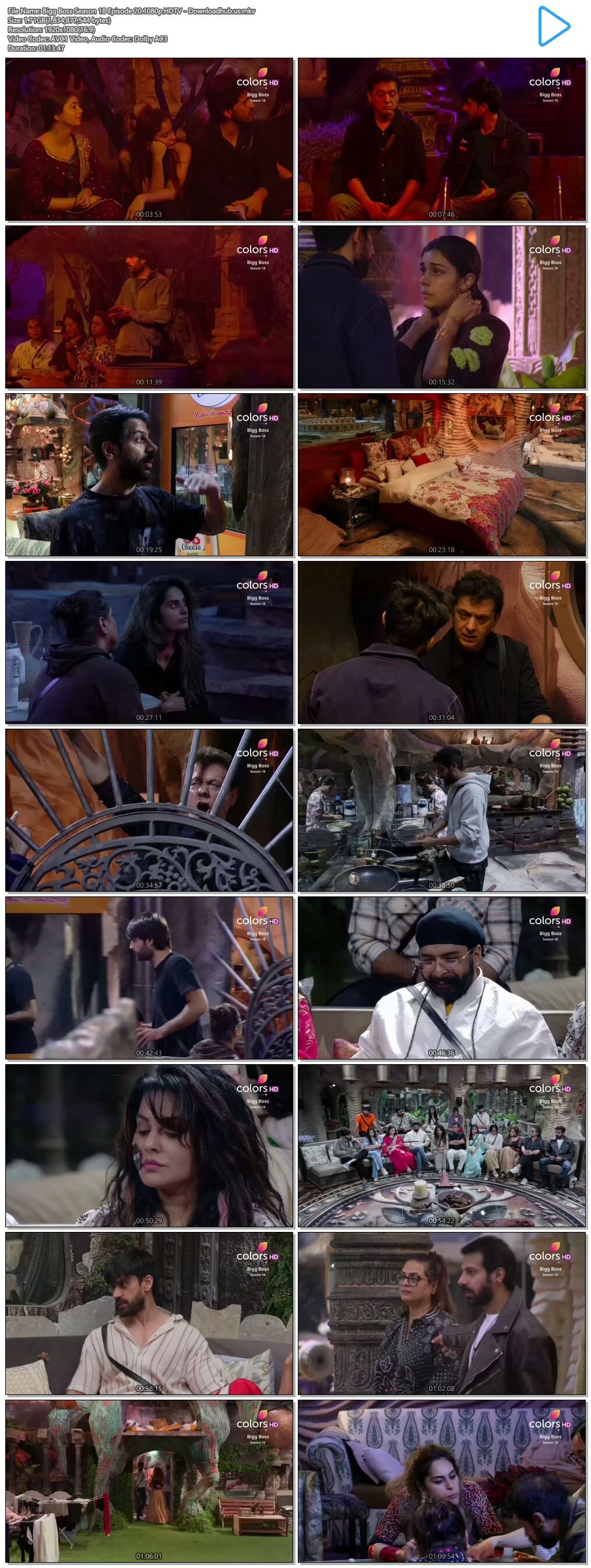 Bigg Boss Season 18 25 October 2024 Episode 20 Web-DL 720p 480p