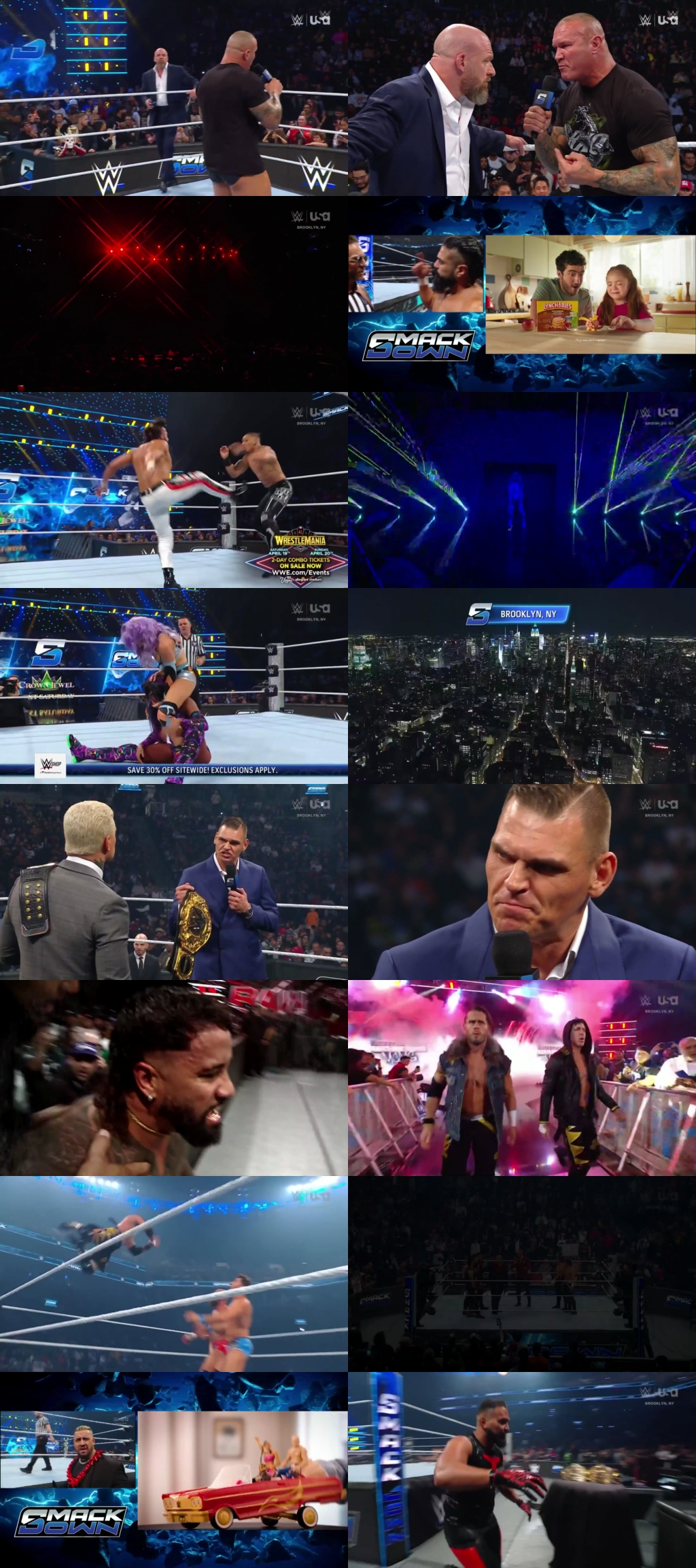 WWE Friday Night Smackdown 27th April 2024 720p 350MB WEBRip 480p