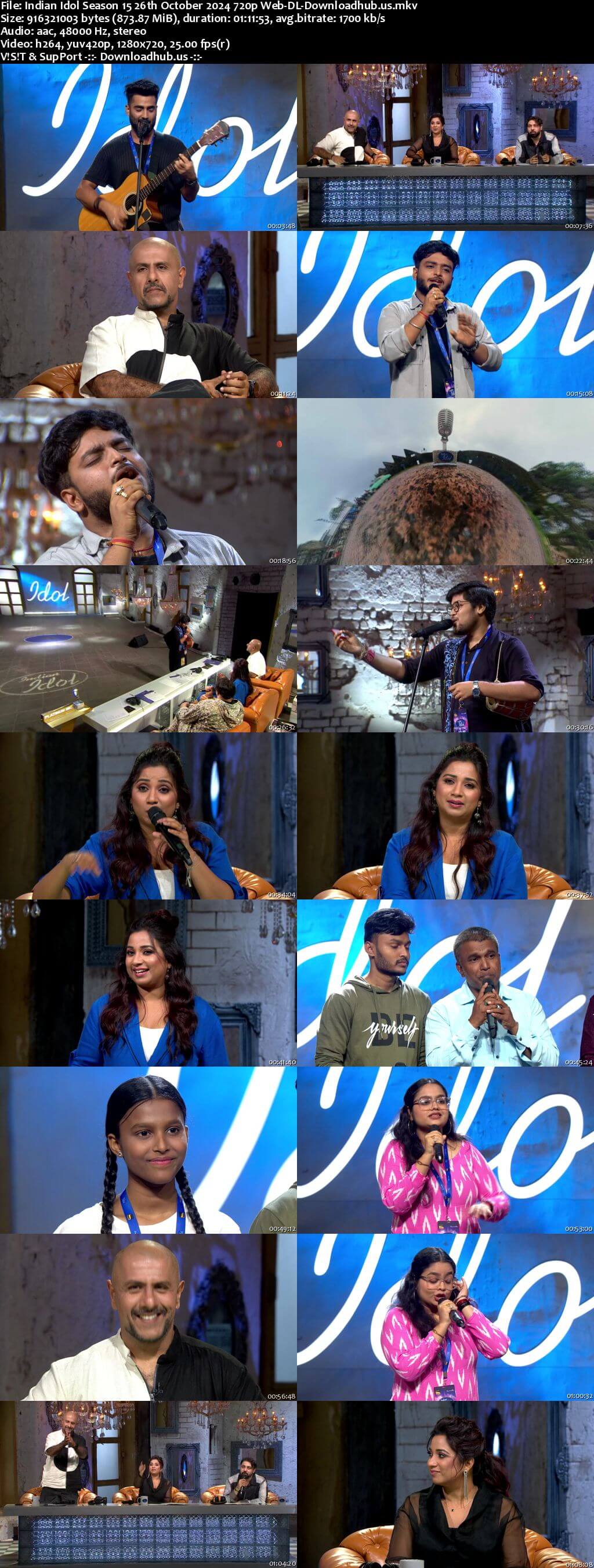 Indian Idol Season 15 26 October 2024 Episode 1 Web-DL 720p 480p