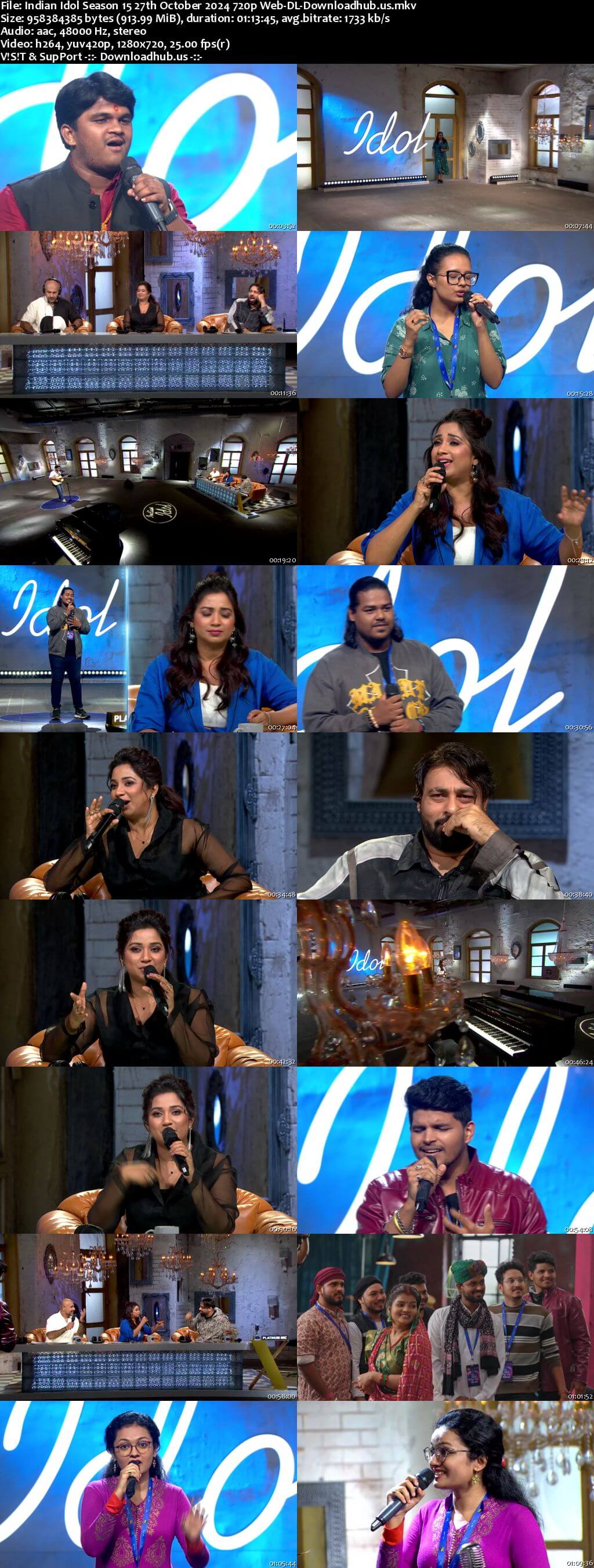 Indian Idol Season 15 27 October 2024 Episode 2 Web-DL 720p 480p