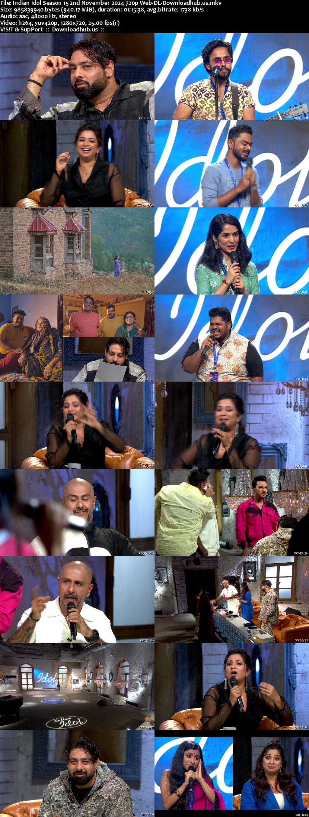 Indian Idol Season 15 2 November 2024 Episode 3 Web-DL 720p 480p