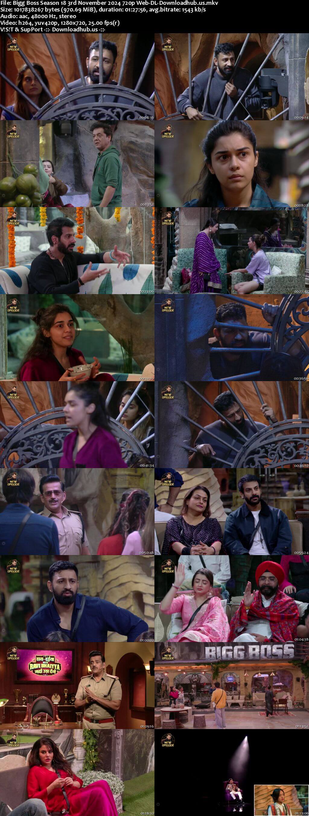 Bigg Boss Season 18 3 November 2024 Episode 29 Web-DL 720p 480p