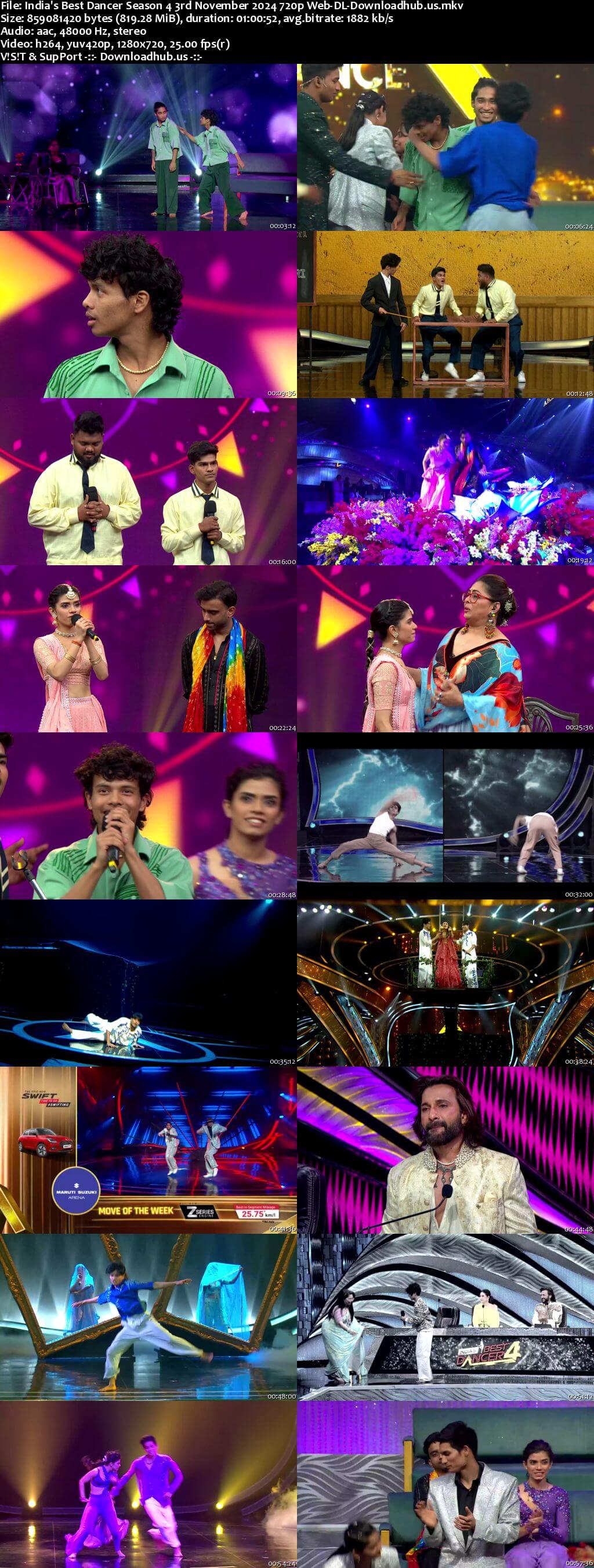 India's Best Dancer Season 4 3 November 2024 Episode 34 Web-DL 720p 480p