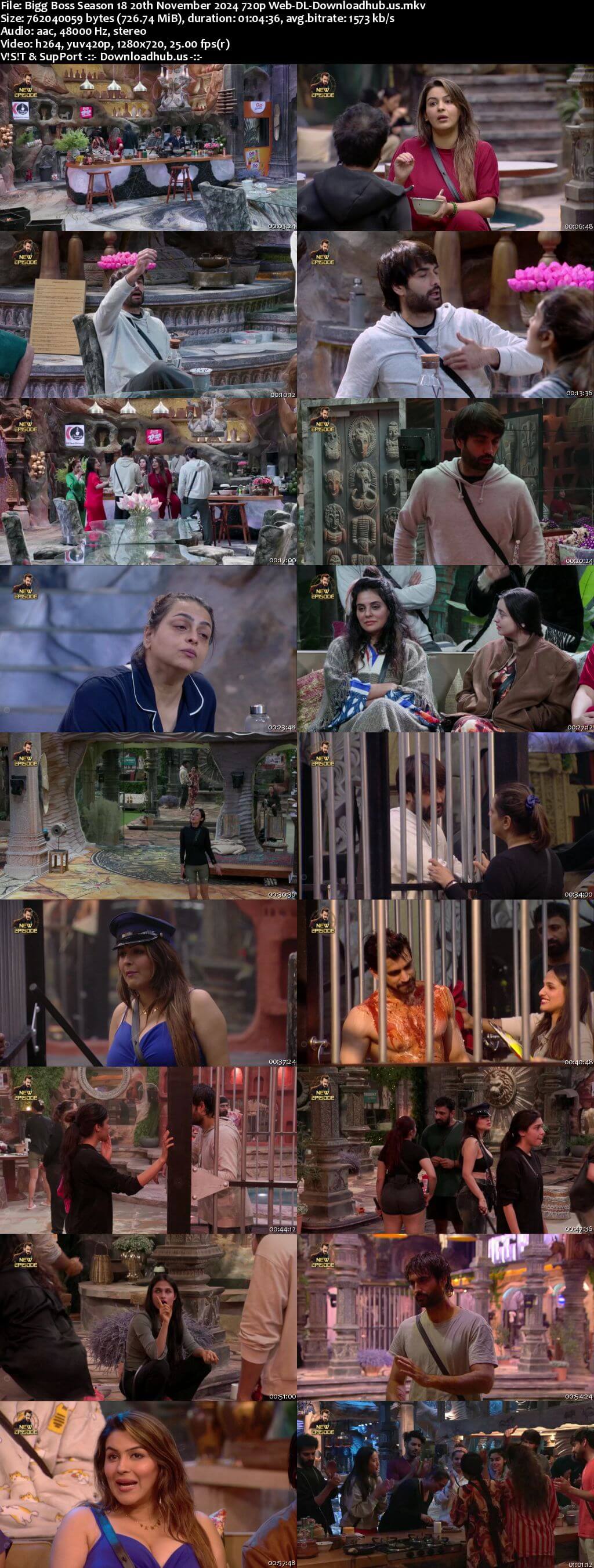 Bigg Boss Season 18 20 November 2024 Episode 46 Web-DL 720p 480p