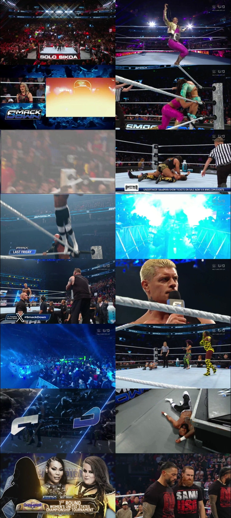 WWE Friday Night Smackdown 27th April 2024 720p 350MB WEBRip 480p