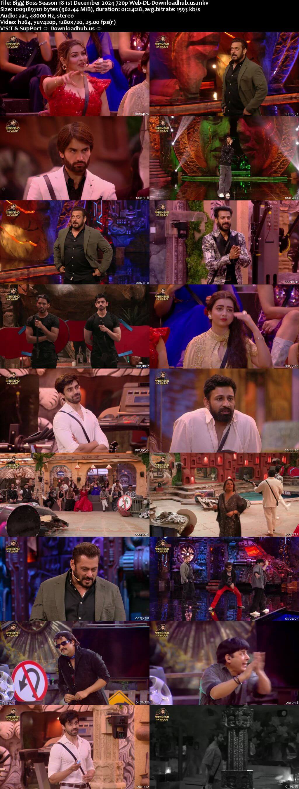 Bigg Boss Season 18 1 December 2024 Episode 57 Web-DL 720p 480p