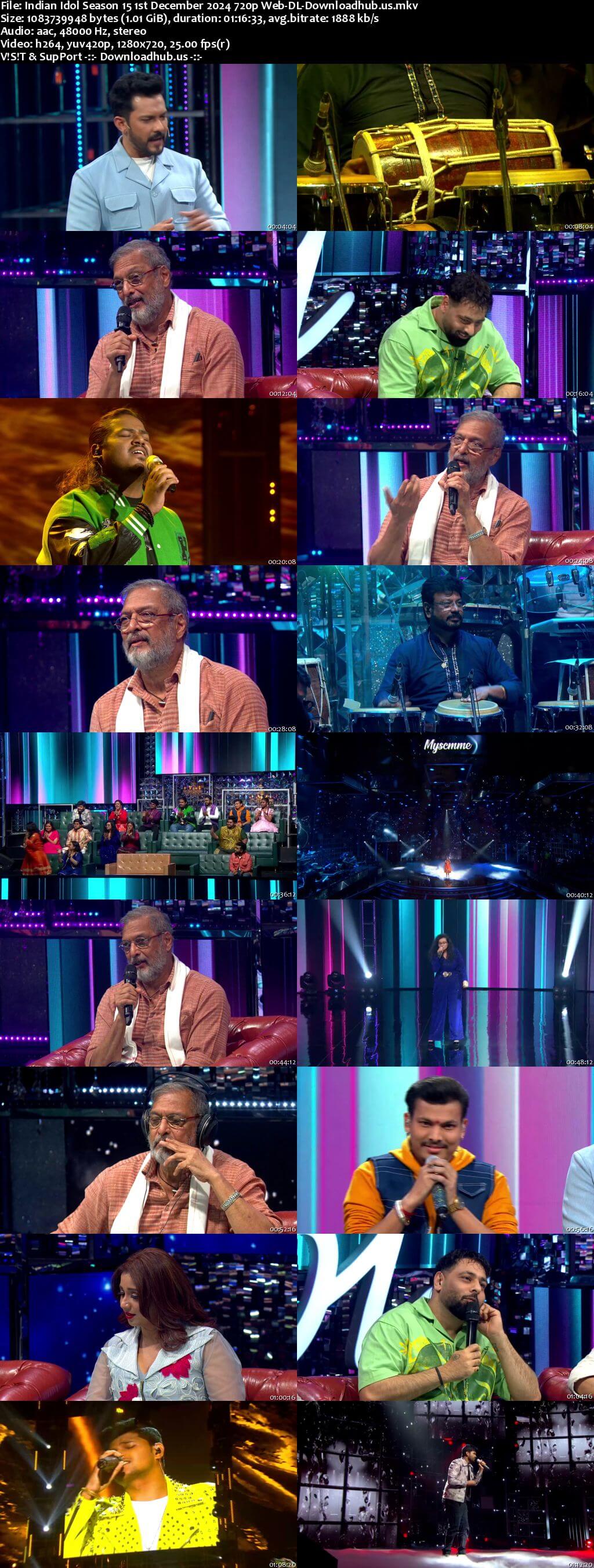 Indian Idol Season 15 1 December 2024 Episode 12 Web-DL 720p 480p