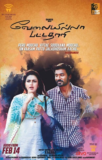 Velaiyilla Pattathari 2014 Hindi Dual Audio Movie DD2.0 1080p 720p 480p UNCUT HDRip ESubs x264 HEVC