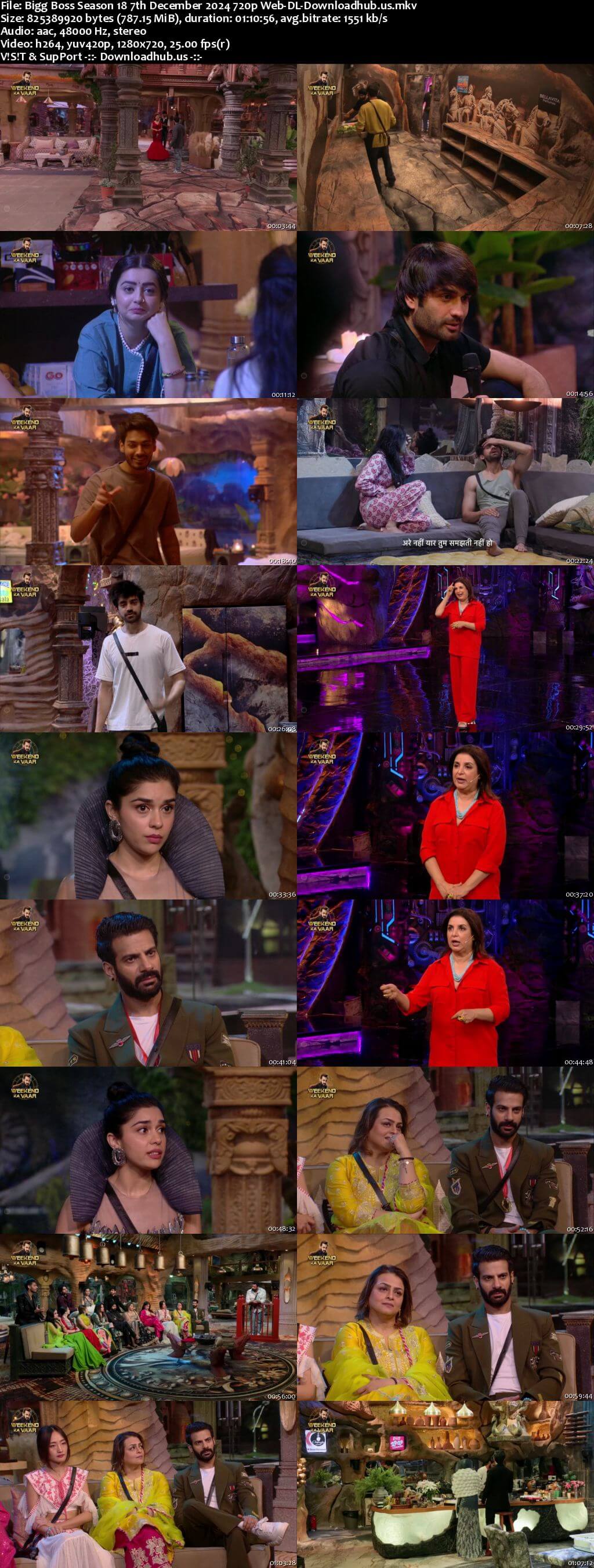 Bigg Boss Season 18 7 December 2024 Episode 63 Web-DL 720p 480p