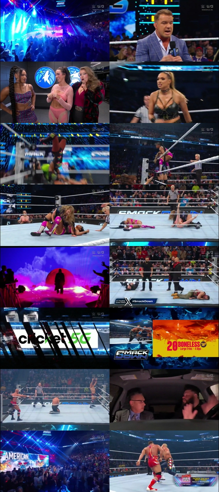 WWE Friday Night Smackdown 27th April 2024 720p 350MB WEBRip 480p