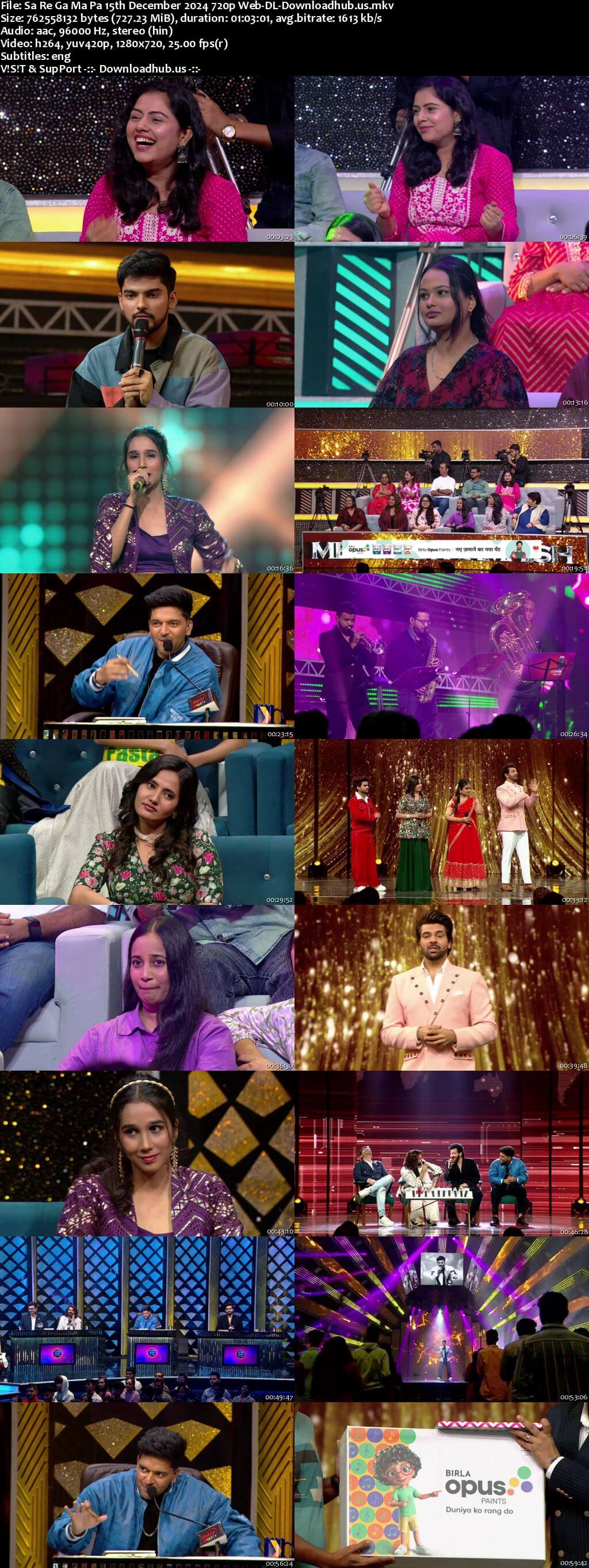 Sa Re Ga Ma Pa 15 December 2024 Episode 27 Web-DL 720p 480p