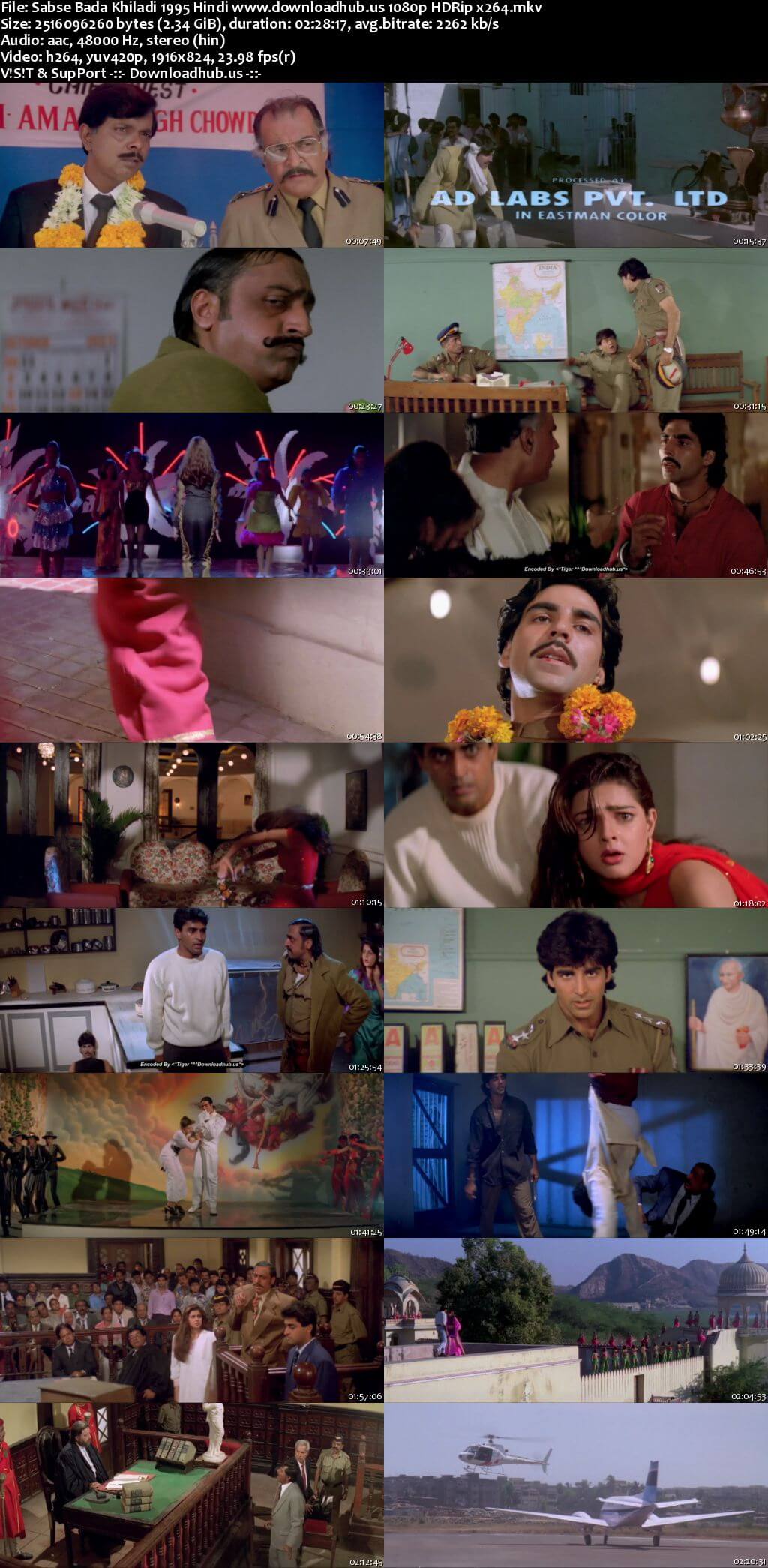 Sabse Bada Khiladi 1995 Hindi Movie DD2.0 1080p 720p 480p HDRip x264 HEVC