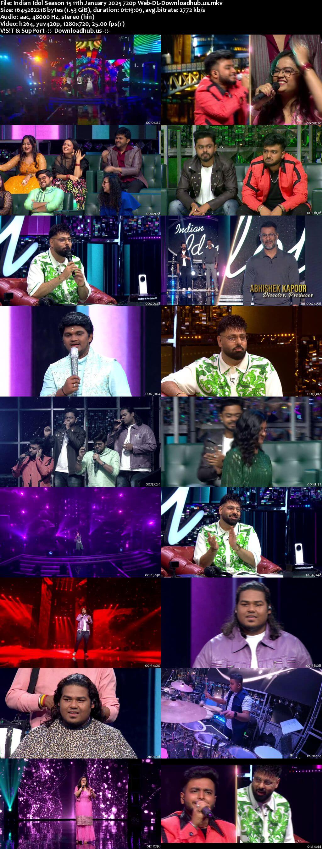 Indian Idol Season 15 11 January 2025 Episode 23 Web-DL 720p 480p