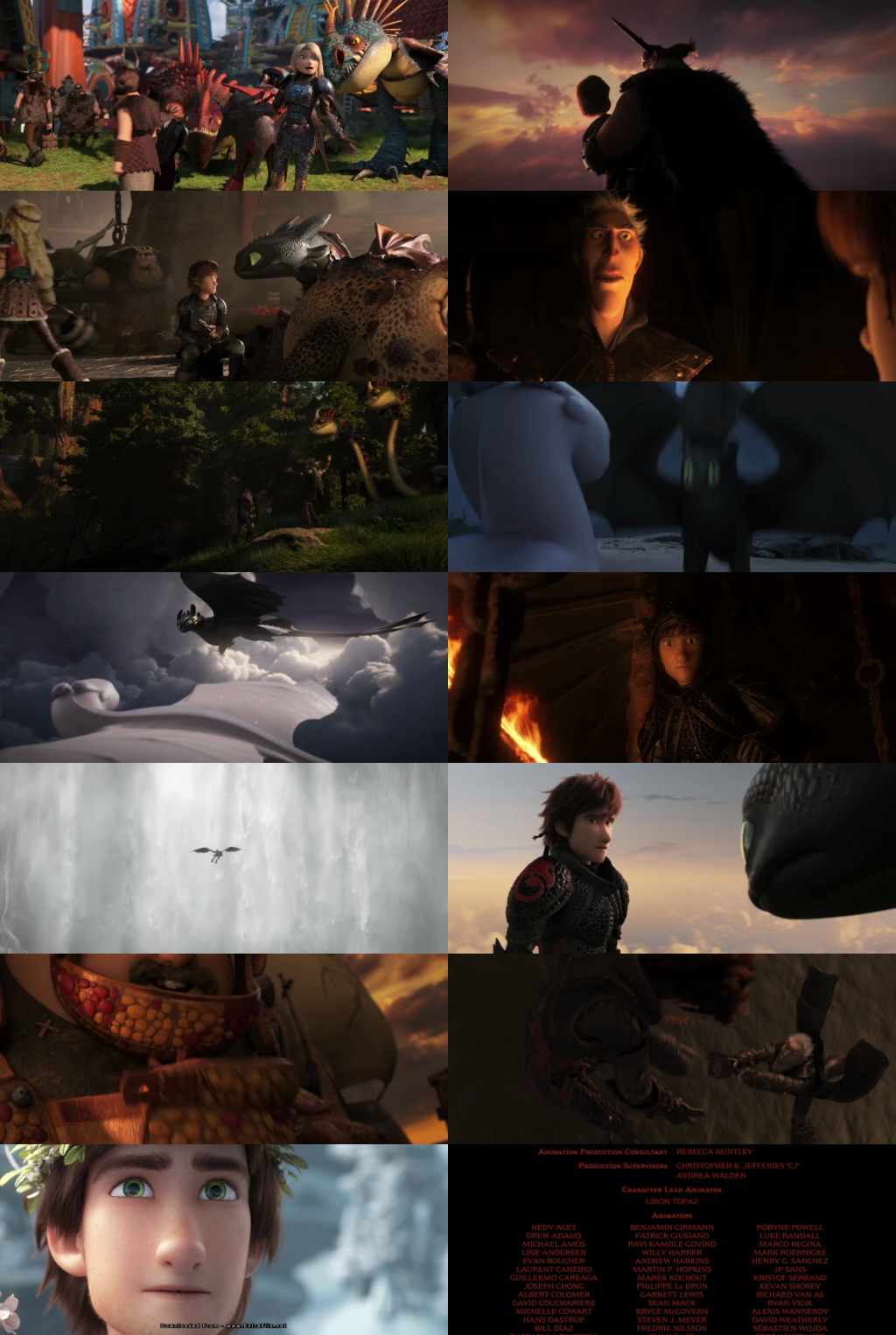 How to Train Your Dragon: The Hidden World (2019) 1080p | 720p | 480p BluRay [Hindi (हिन्दी) + English] DD5.1 ESub