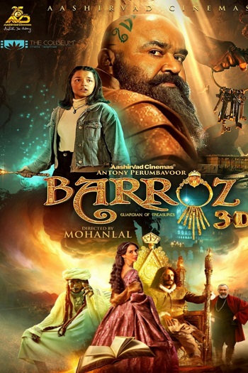 Barroz 2024 Hindi ORG Dual Audio Movie DD2.0 1080p 720p 480p UNCUT HDRip ESubs HEVC