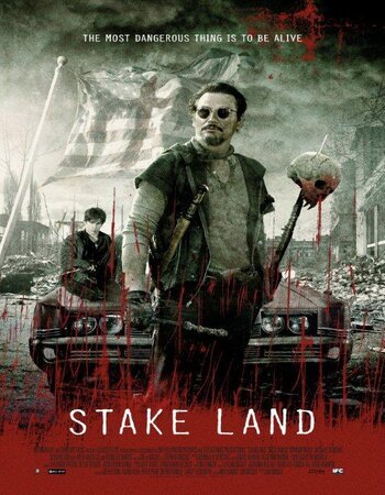 Stake Land 2010 Hindi ORG Dual Audio Movie DD2.0 720p 480p BluRay ESubs x264