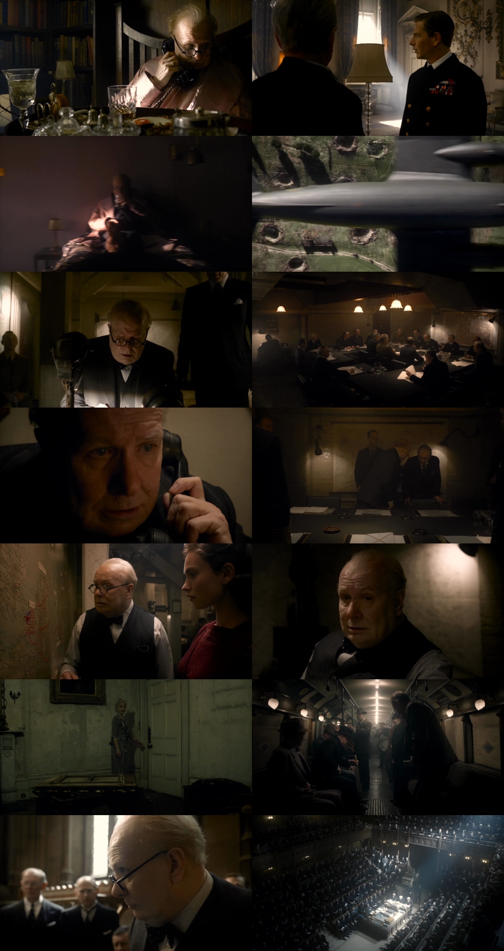 Darkest Hour (2017) 1080p | 720p | 480p BluRay [Hindi (हिन्दी) + English] DD5.1 ESub