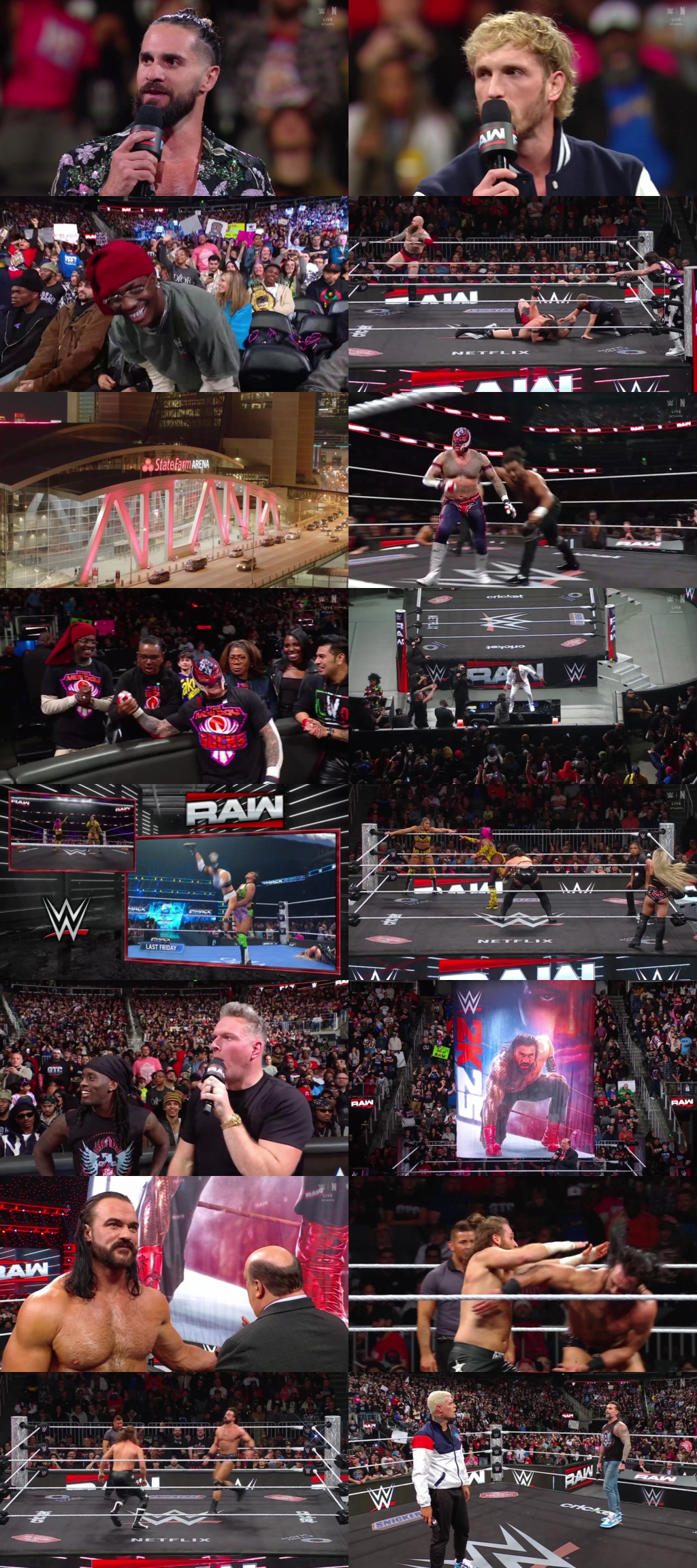 WWE Monday Night Raw 30th December 2024 1080p 720p 550MB WEBRip 480p