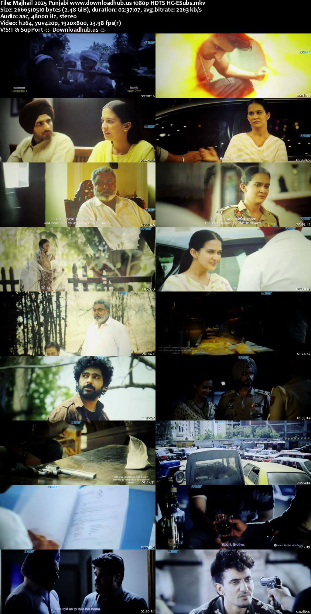 Majhail 2025 Punjabi Movie 1080p 720p 480p HDTS HC-ESubs x264 HEVC