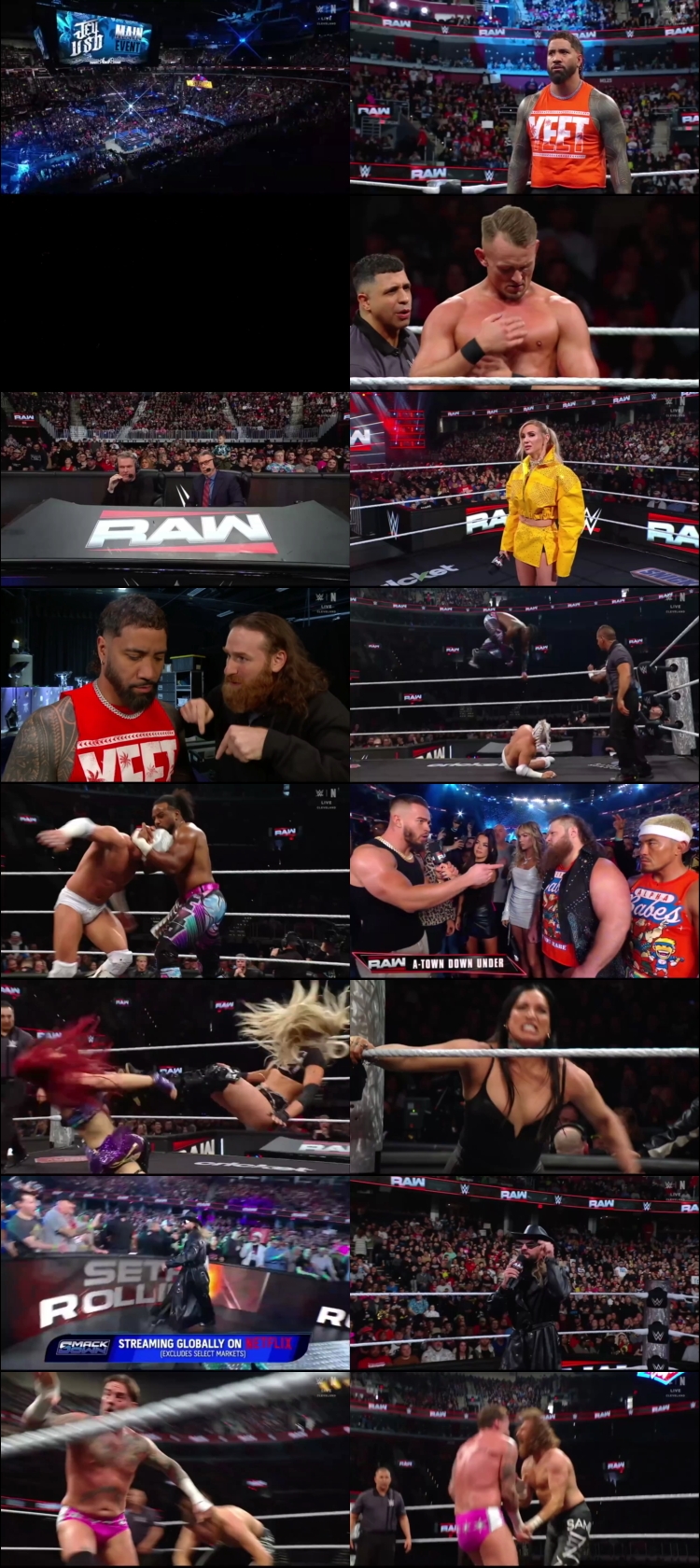 WWE Monday Night Raw 30th December 2024 1080p 720p 550MB WEBRip 480p