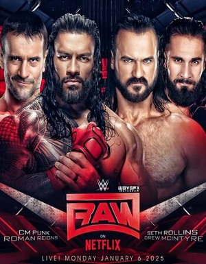 WWE RAW (2025) WEB-HDRip (24th February 2025) [Hindi + English]