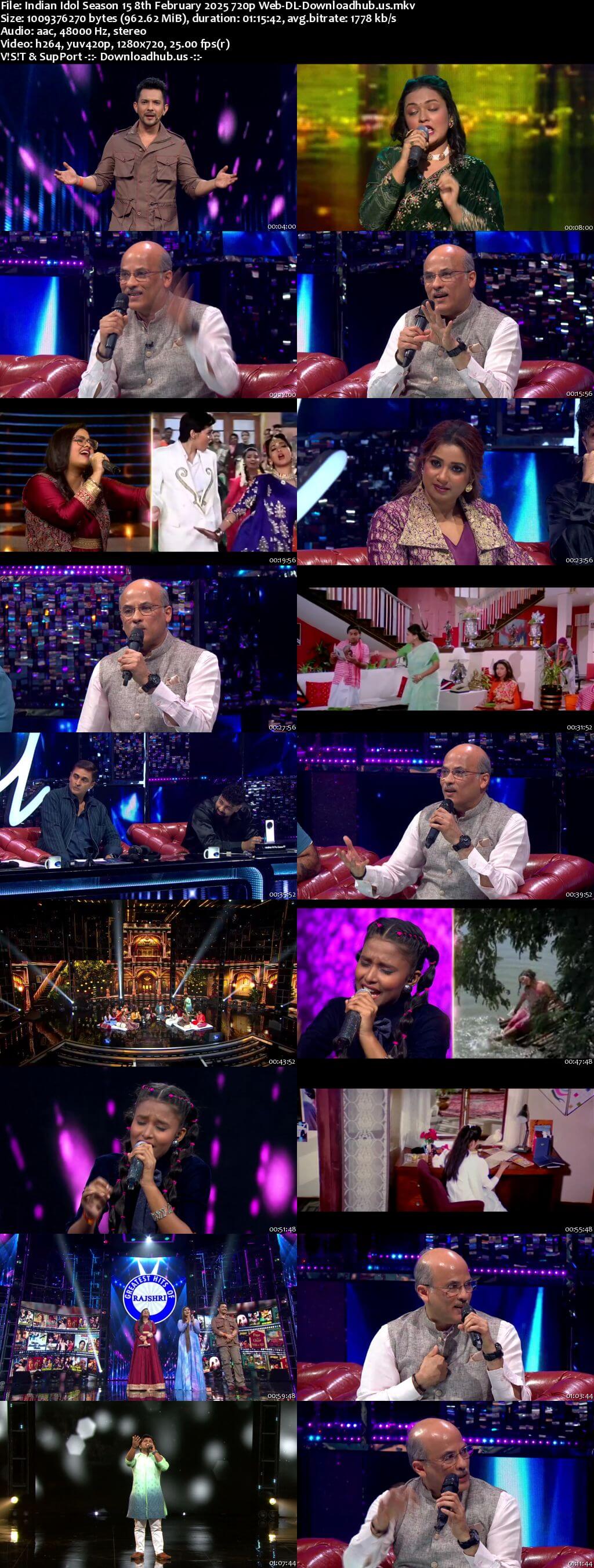 Indian Idol Season 15 8 February 2025 Episode 31 Web-DL 720p 480p