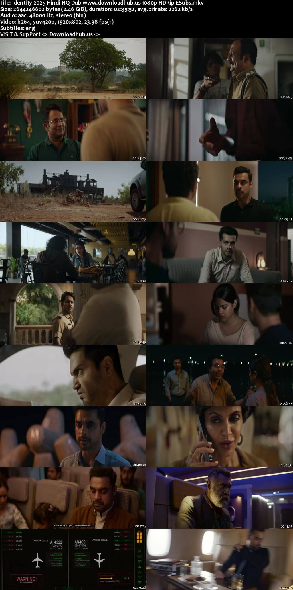 Identity 2025 Hindi HQ Dub Movie DD2.0 1080p 720p 480p HDRip ESubs x264 HEVC