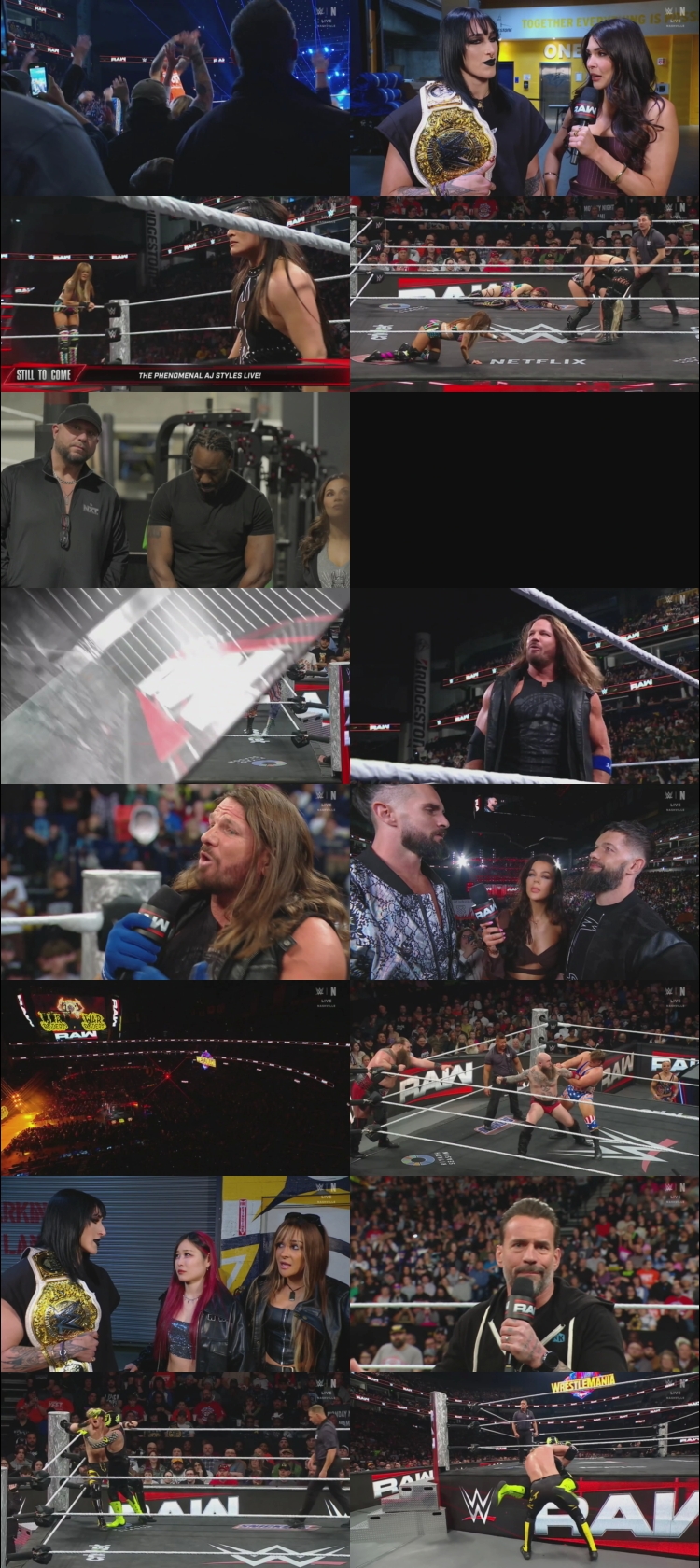 WWE Monday Night Raw 30th December 2024 1080p 720p 550MB WEBRip 480p