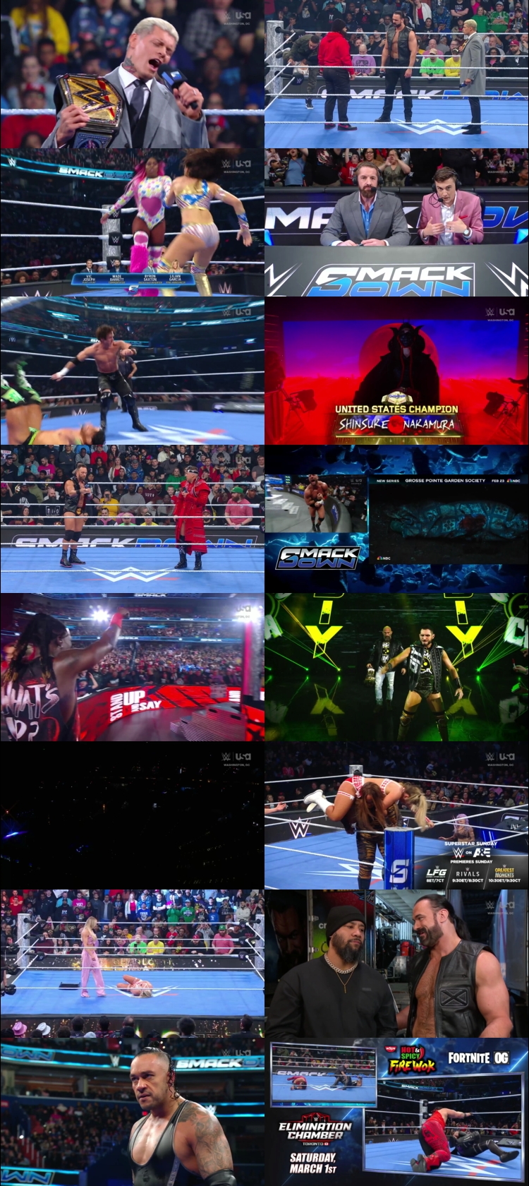 WWE Friday Night Smackdown 27th April 2024 720p 350MB WEBRip 480p