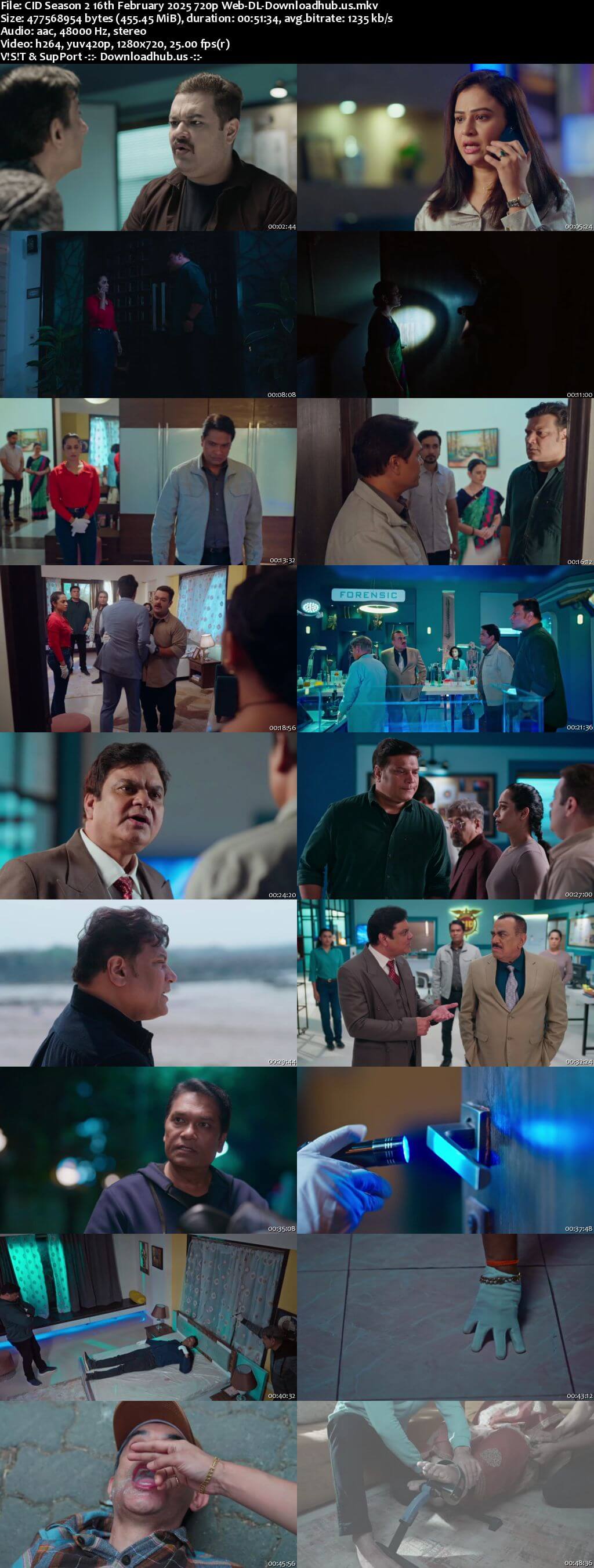 CID Season 2 16 February 2025 Episode 18 Web-DL 720p 480p