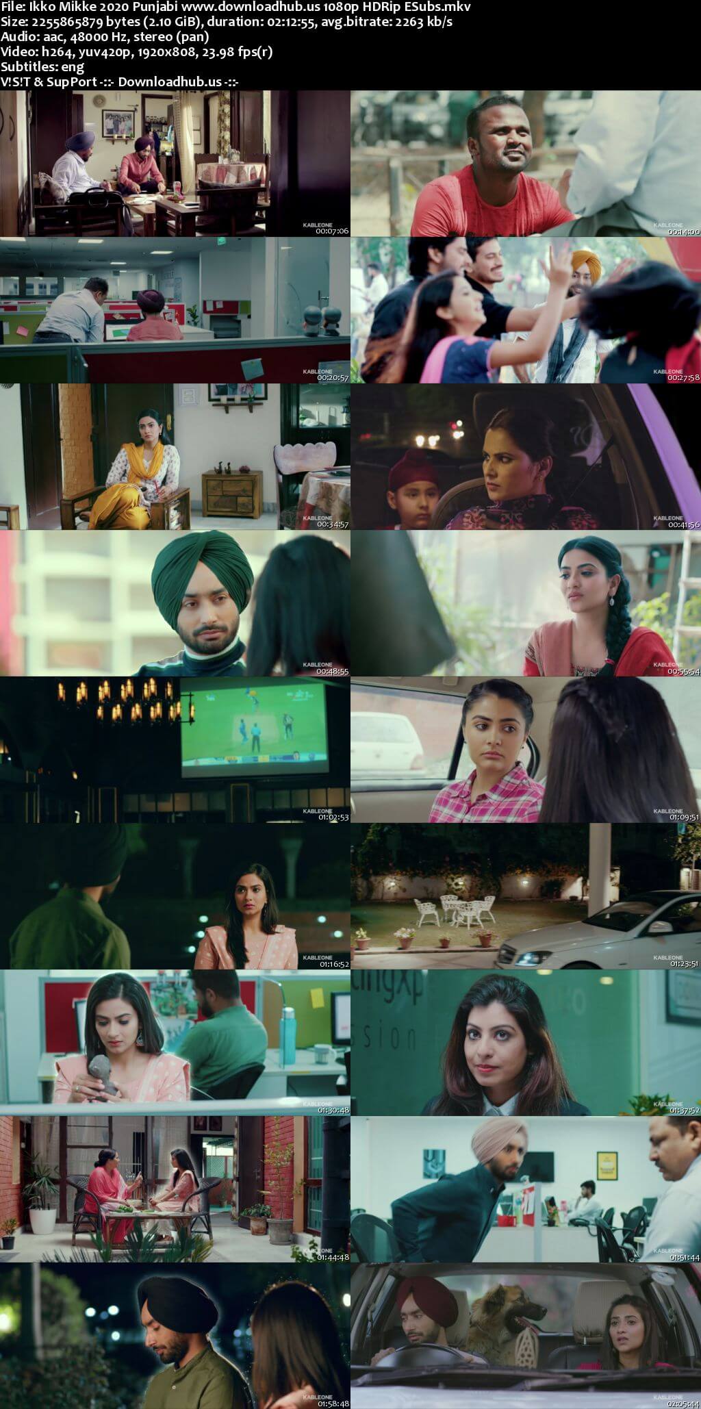 Ikko Mikke 2020 Punjabi Movie DD2.0 1080p 720p 480p HDRip ESubs x264 HEVC