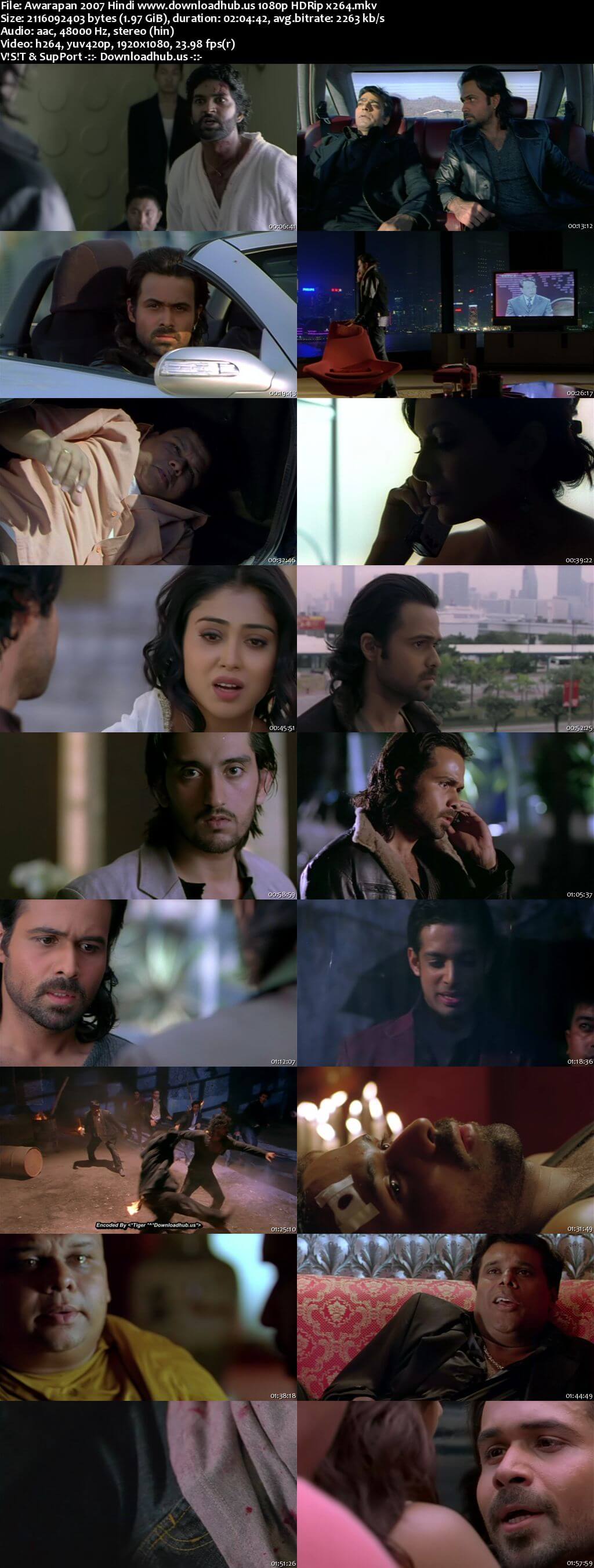 Awarapan 2007 Hindi Movie DD2.0 1080p 720p 480p HDRip x264 HEVC