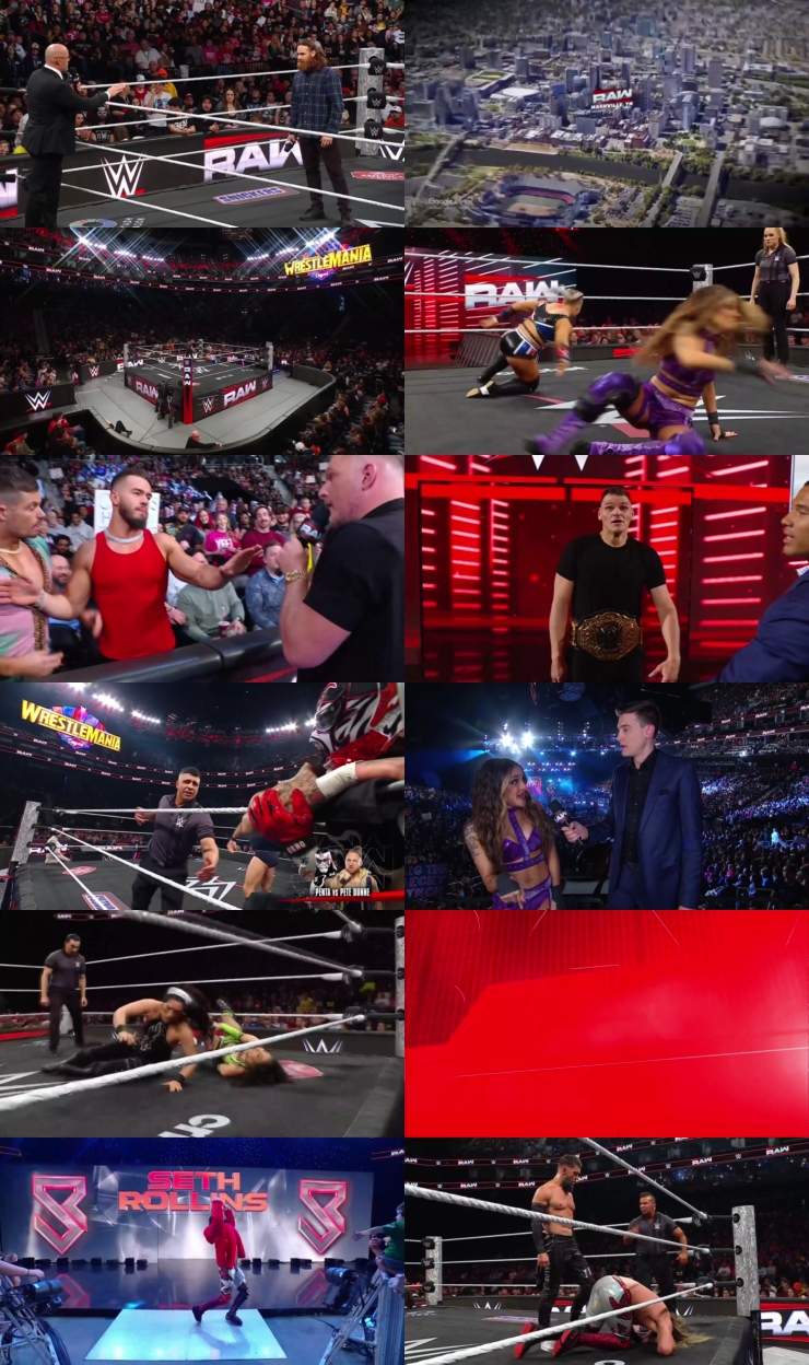 WWE RAW (2025) WEB-HDRip (17th February 2025) [Hindi + English]