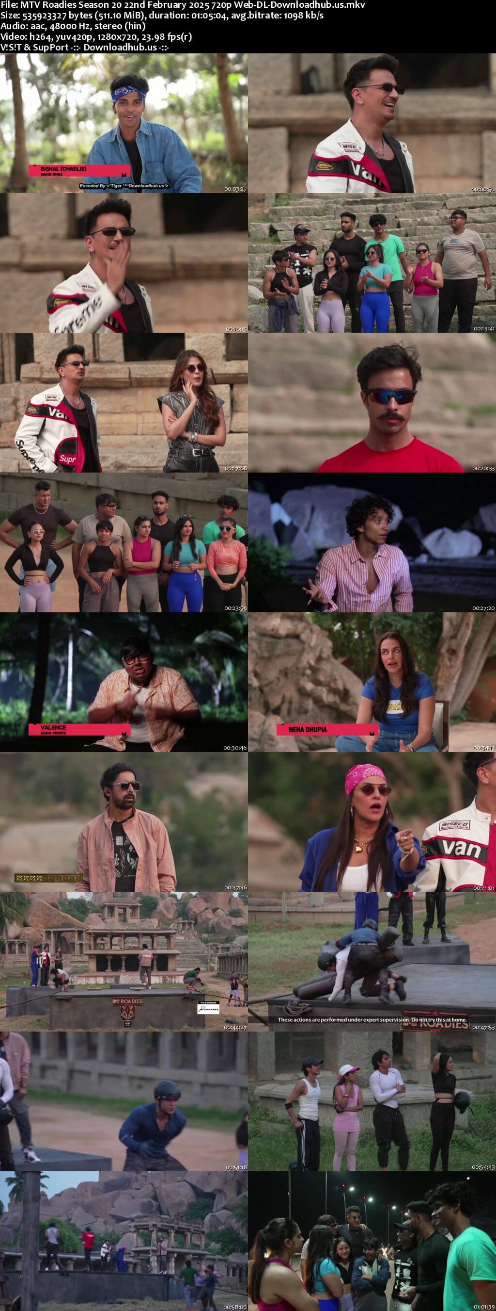 MTV Roadies Season 20 22 February 2025 Episode 13 Web-DL 720p 480p