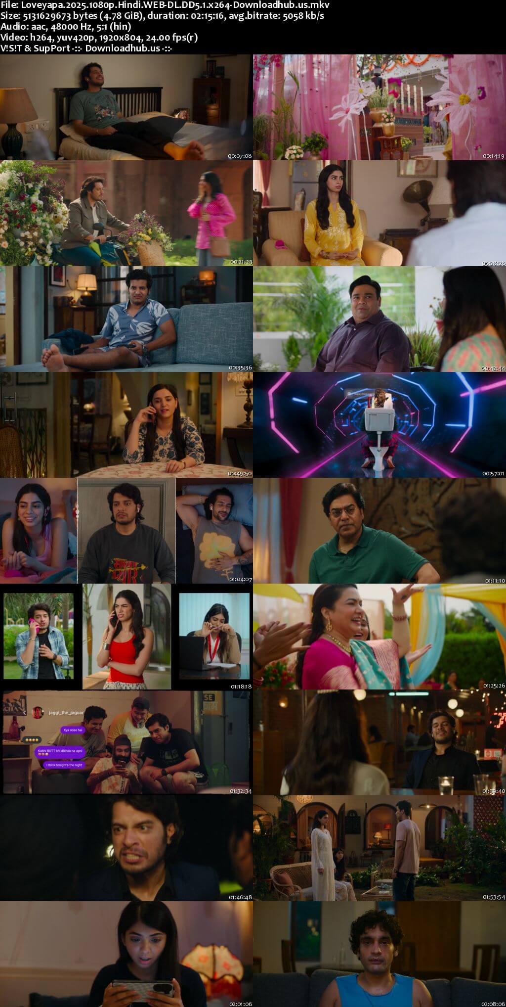 Loveyapa 2025 Hindi Movie DD5.1 1080p 720p 480p HDRip x264 HEVC