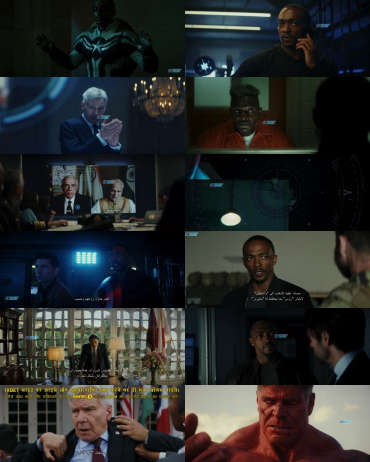 Captain America Brave New World (2025) 1080p | 720p | 480p HDRip [Hindi (ORG) (DD2.0)]