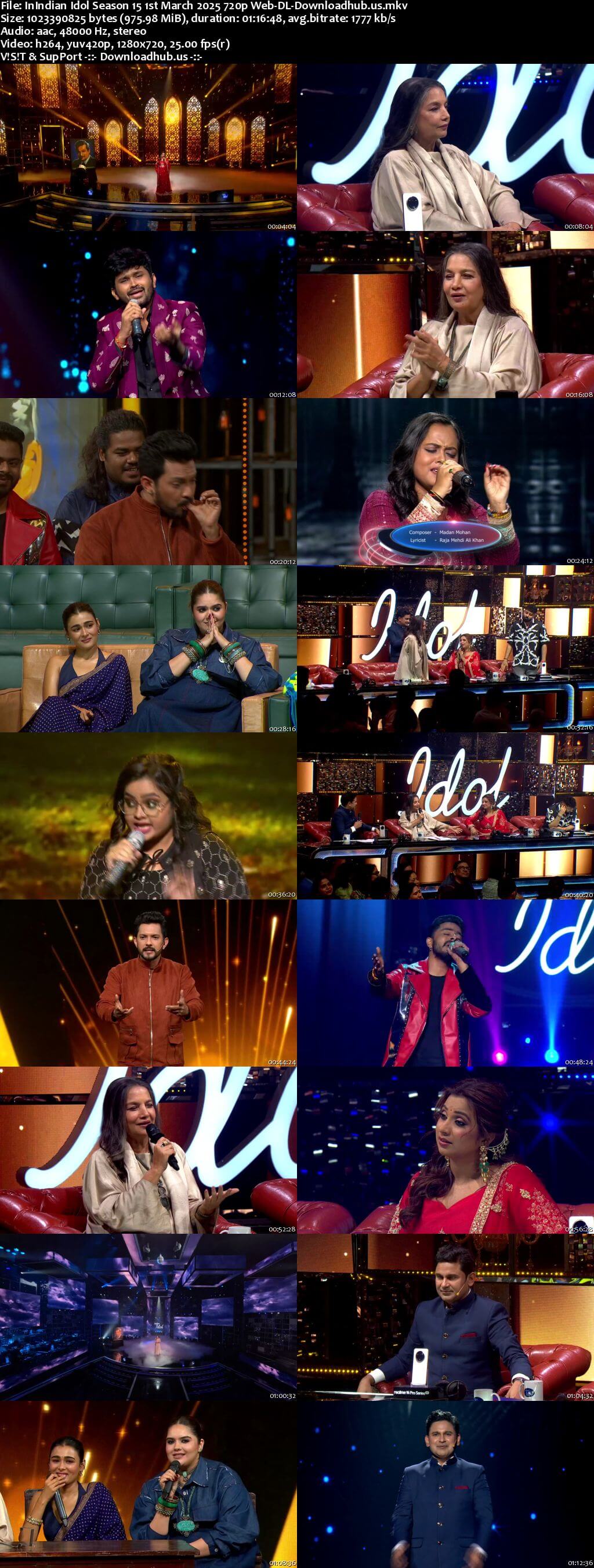 Indian Idol Season 15 1 March 2025 Episode 37 Web-DL 720p 480p