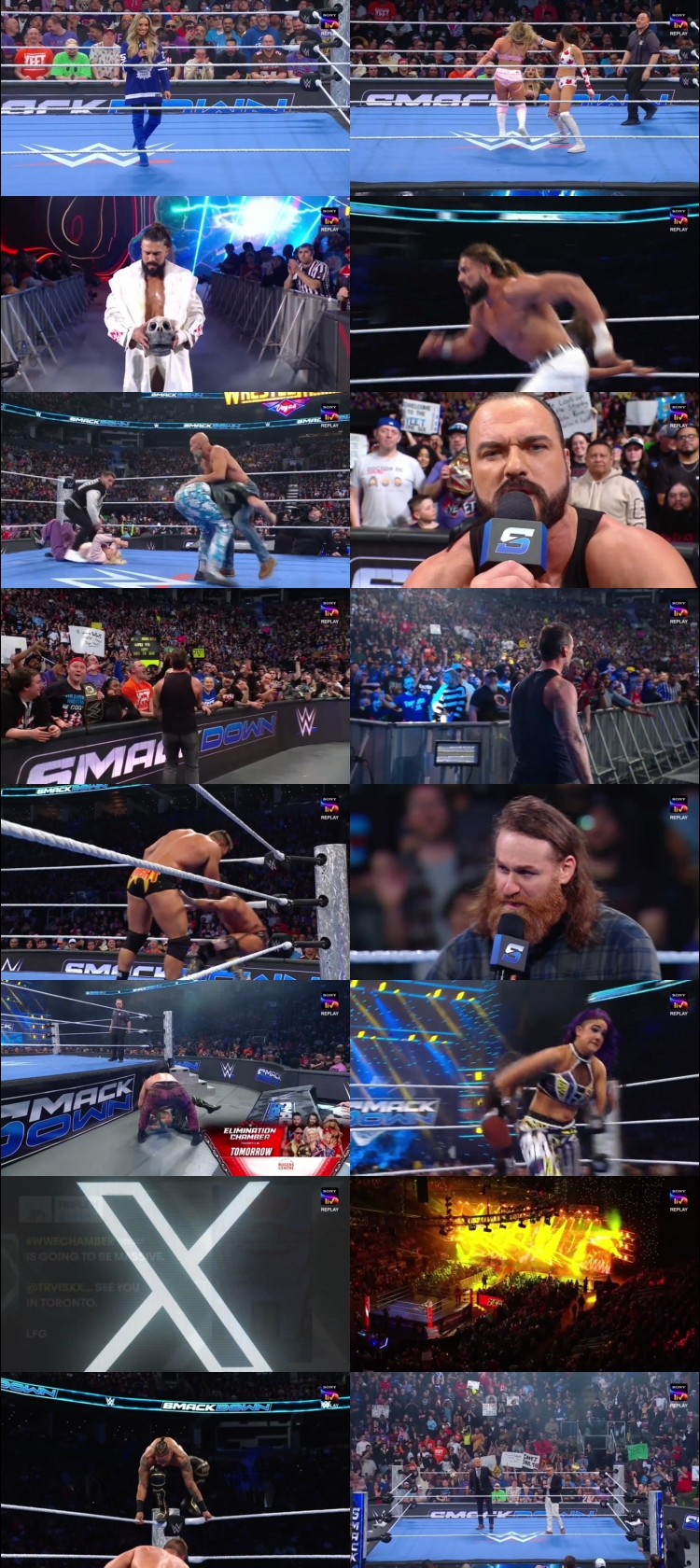 WWE Friday Night Smackdown 28th February 2025 1080p 720p 350MB WEBRip 480p