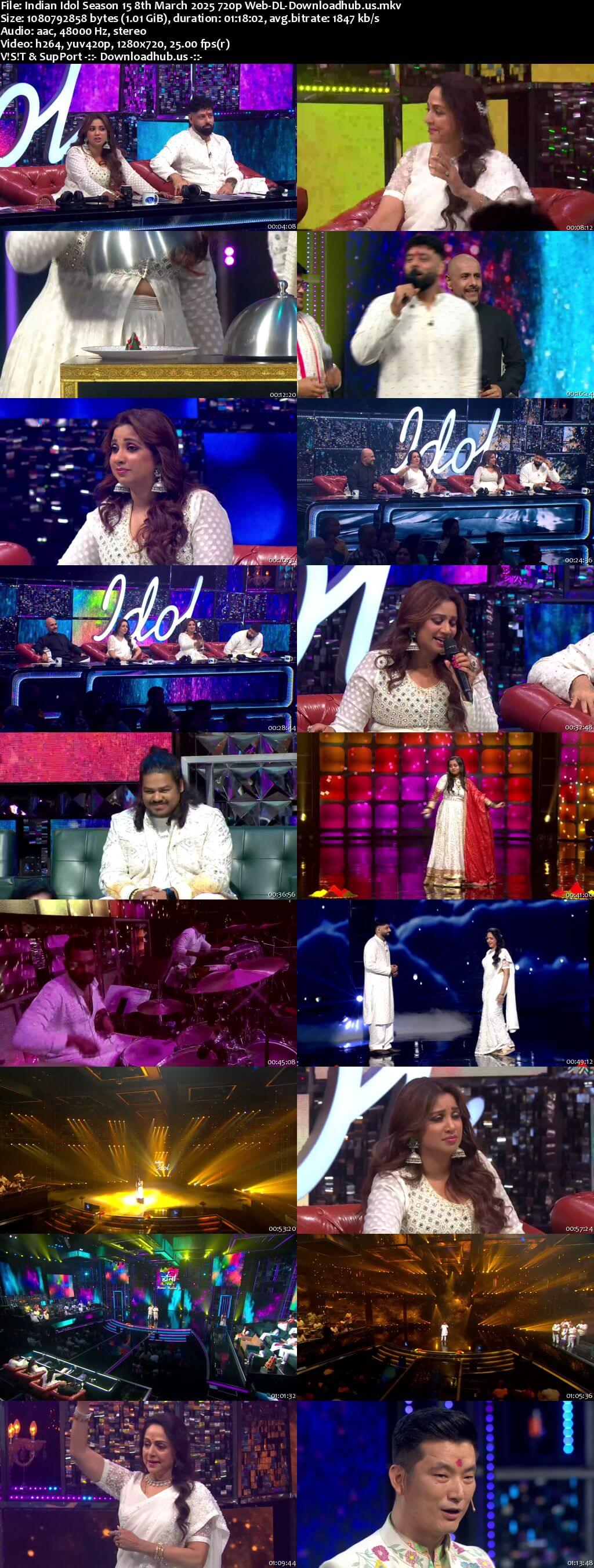 Indian Idol Season 15 8 March 2025 Episode 39 Web-DL 720p 480p