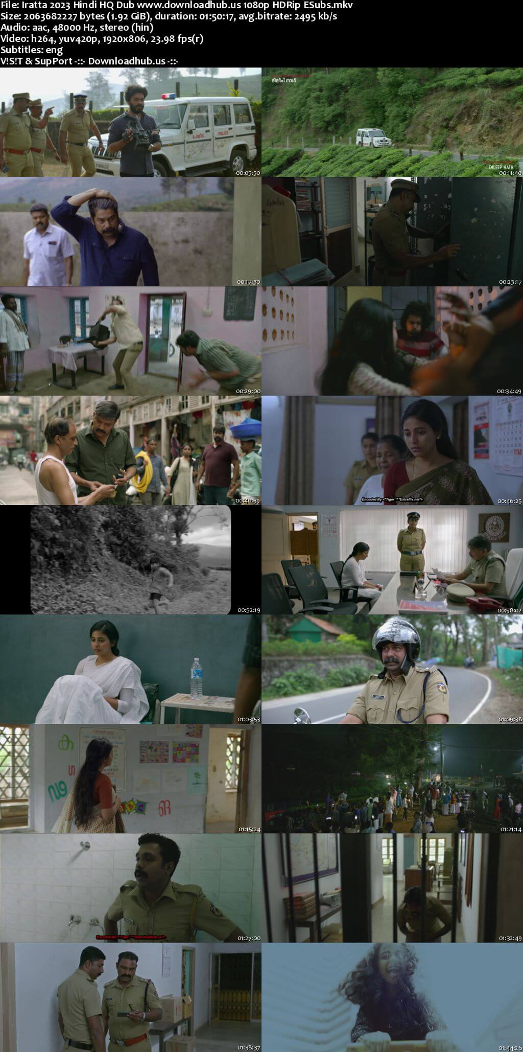 Iratta 2023 Hindi HQ Dub Movie DD2.0 1080p 720p 480p HDRip ESubs x264 HEVC