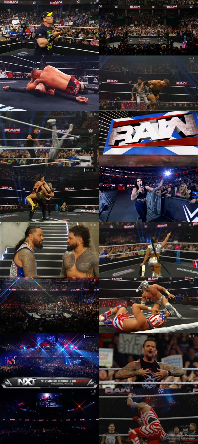 WWE Monday Night Raw 30th December 2024 1080p 720p 550MB WEBRip 480p