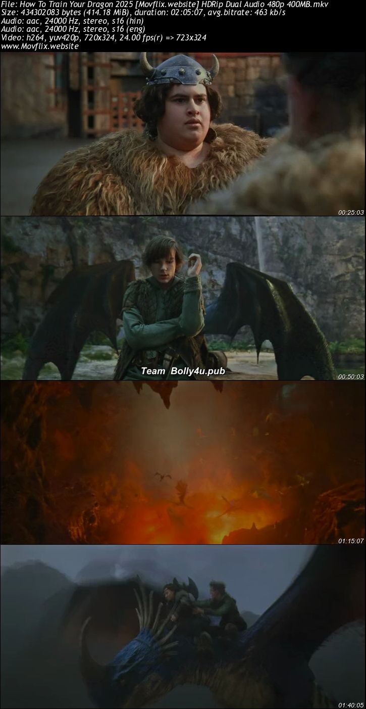 How To Train Your Dragon 2025 HDRip Hindi ORG Dual Audio Movie 1080p - 720p - 480p