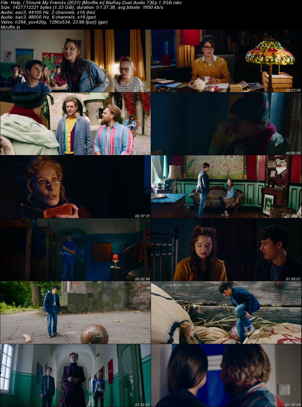 Help I Shrunk My Friends 2021 BluRay Hindi ORG Dual Audio Movie 720p - 480p