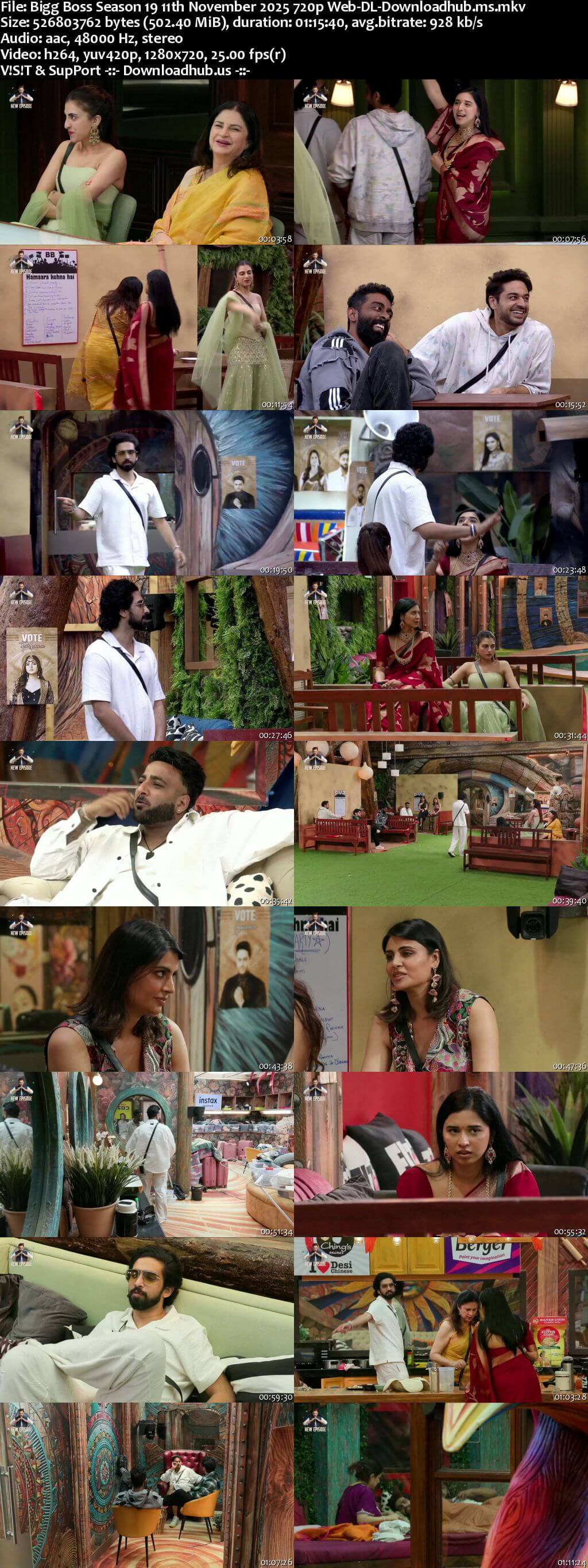 Bigg Boss Season 19 11 November 2025 Episode 80 Web-DL 720p 480p Bigg Boss Season 19 11 November 2025 Episode 80 Web-DL 720p 480p