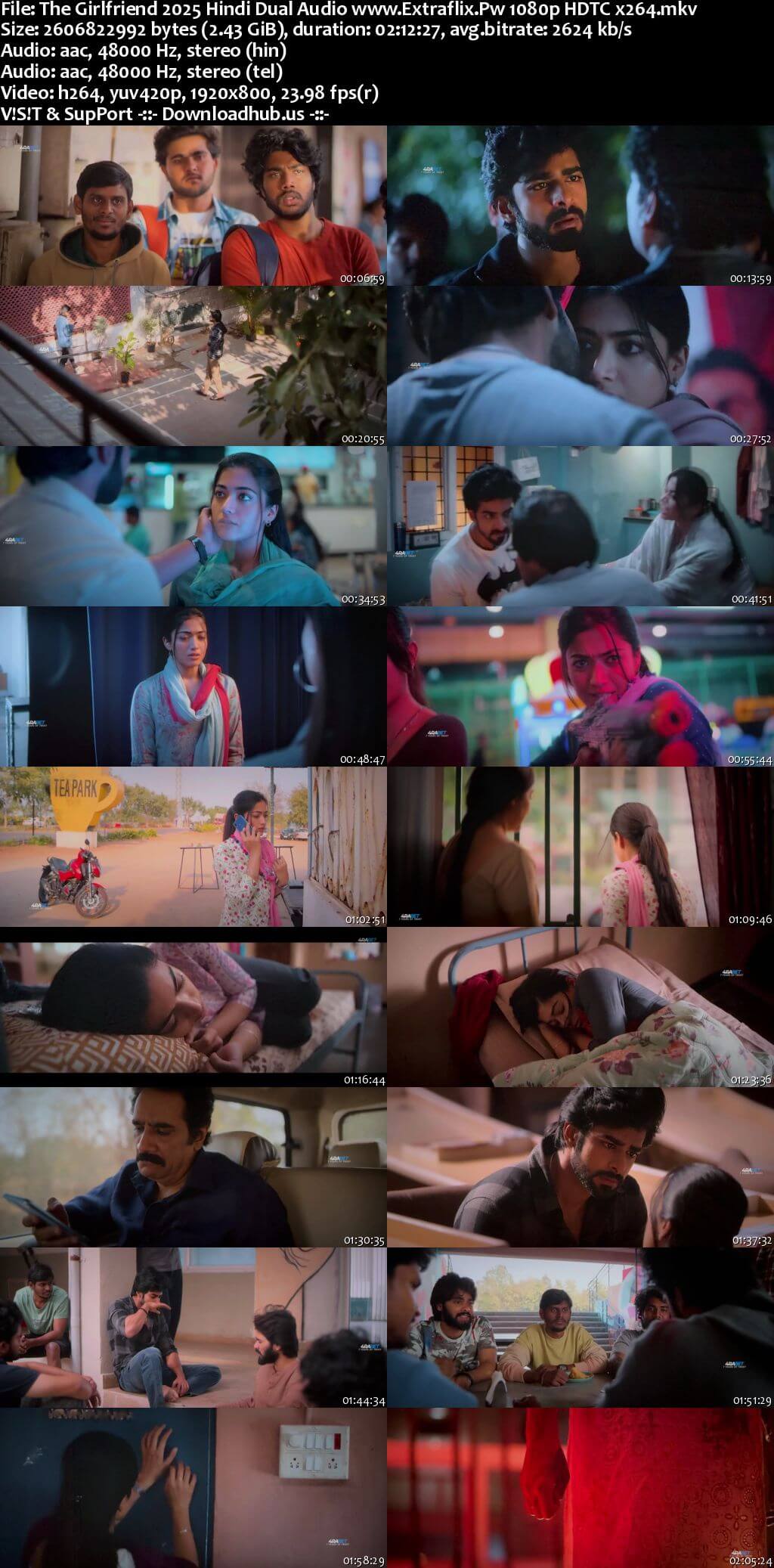 The Girlfriend 2025 Hindi Dual Audio Movie 1080p 720p 480p HDTC x264 HEVC