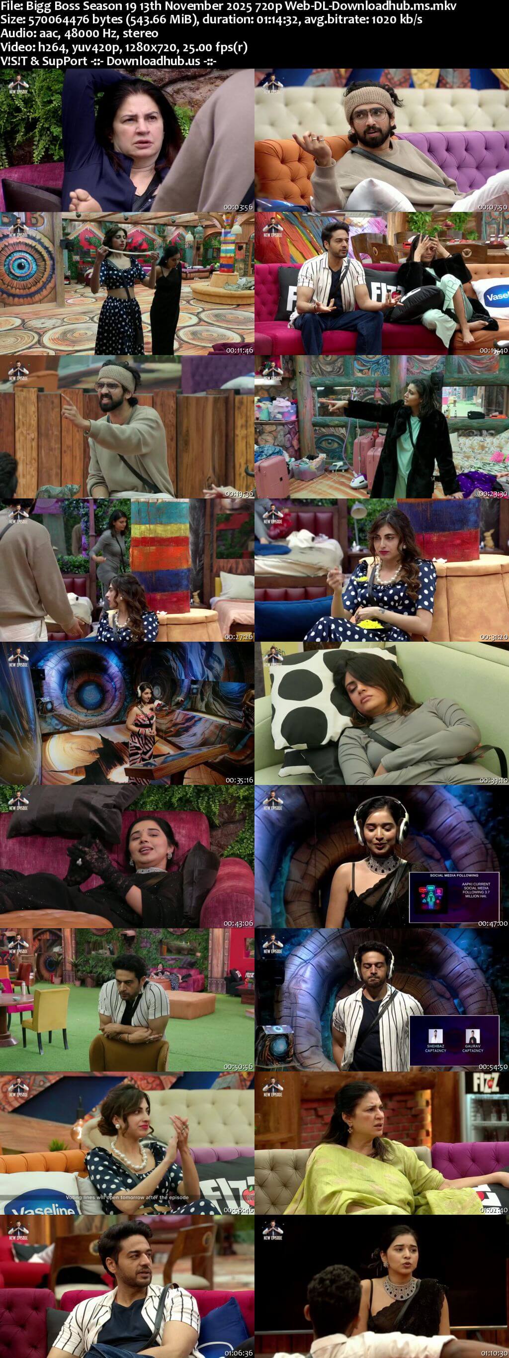 Bigg Boss Season 19 13 November 2025 Episode 82 Web-DL 720p 480p Bigg Boss Season 19 13 November 2025 Episode 82 Web-DL 720p 480p