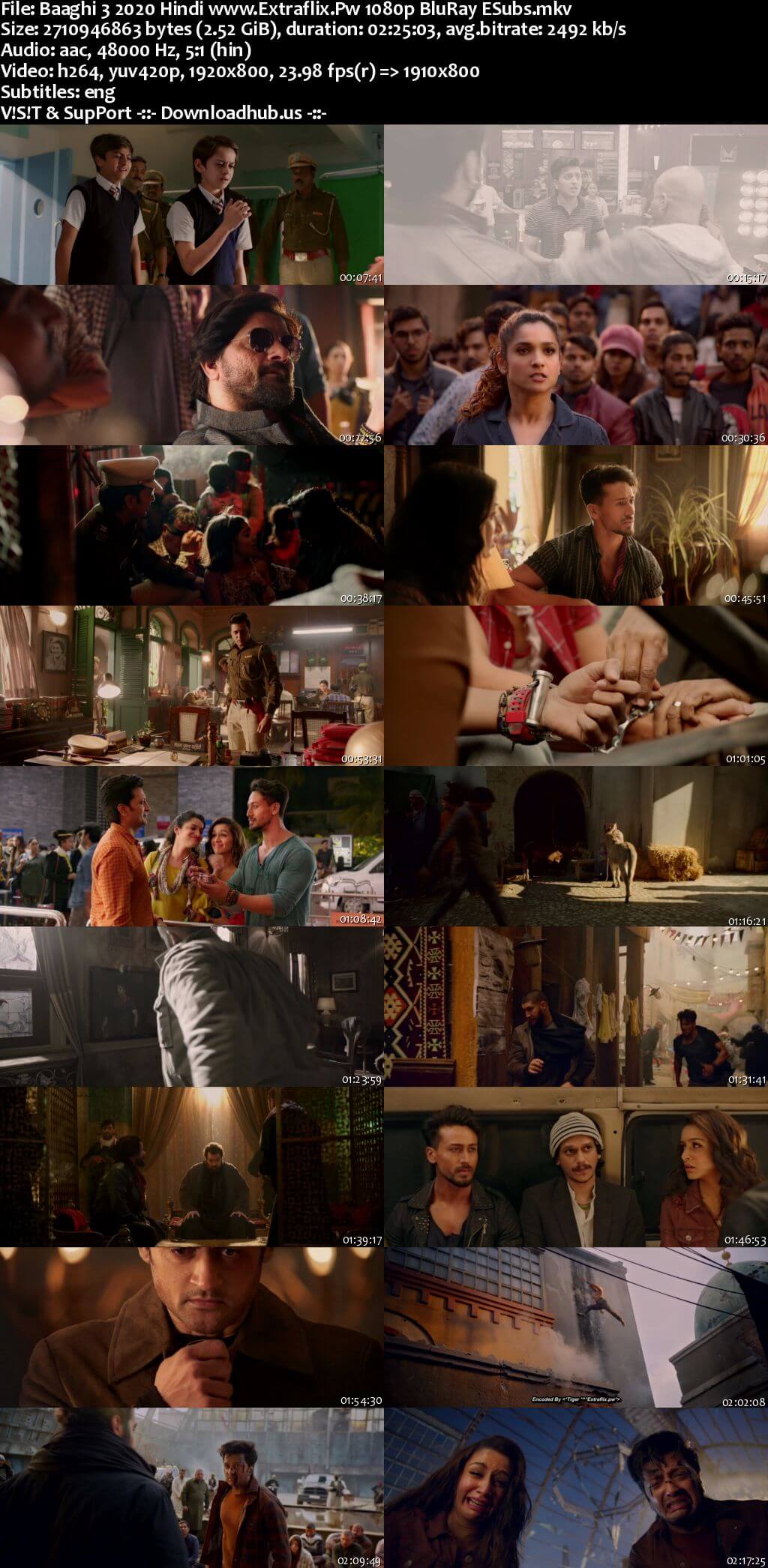 Baaghi 3 2020 Hindi Movie DD5.1 4k 1080p 720p 480p BluRay ESubs x264 HEVC Baaghi 3 2020 Hindi Movie DD5.1 4k 1080p 720p 480p BluRay ESubs x264 HEVC